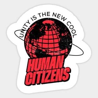 humans citizens Sticker